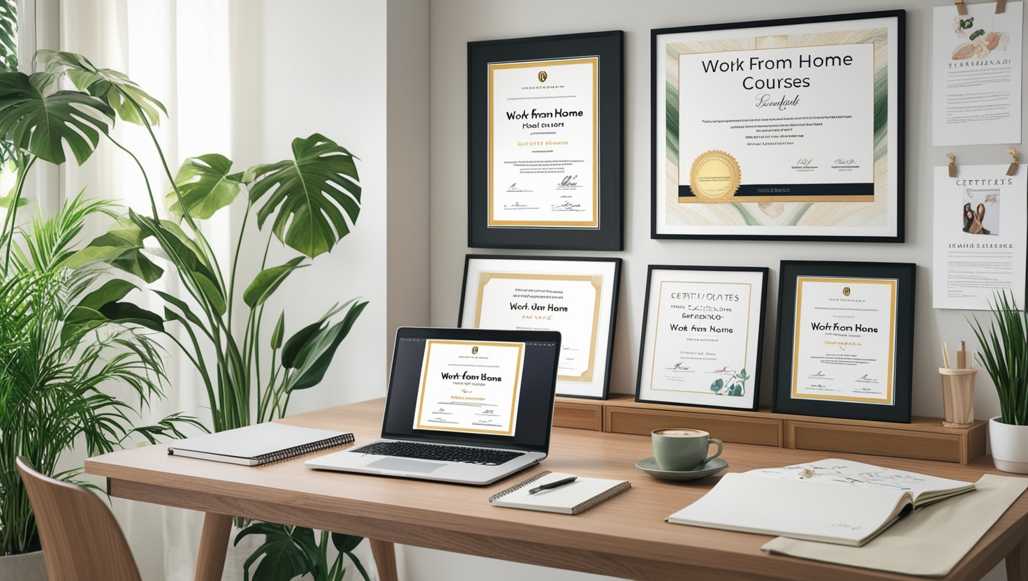 Work from home courses with certificates